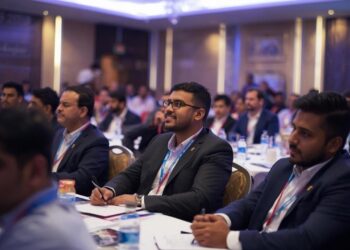 MICE industry growth showcased in large convention center hosting corporate event India