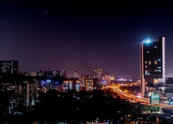 PropTech innovation India showcasing modern urban development with smart building technology