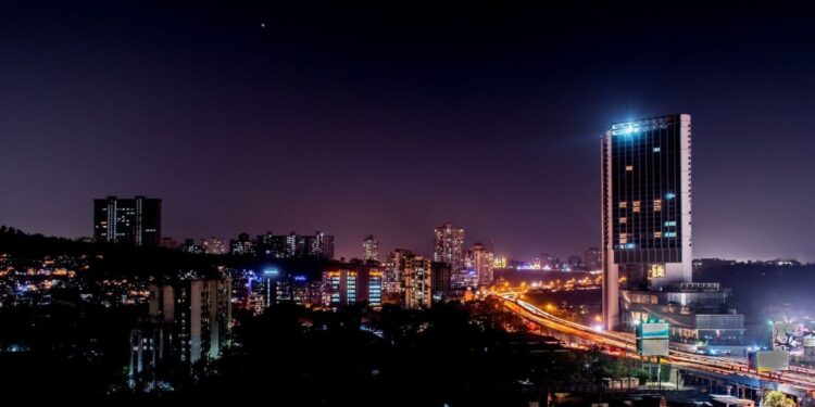 PropTech innovation India showcasing modern urban development with smart building technology