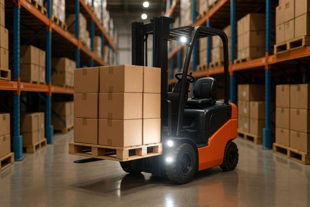 India logistics hub with modern warehouse facilities supporting JNPT port supply chain operations