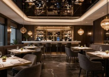 Fine dining economics India featuring Michelin restaurant elegant interior for investment opportunities