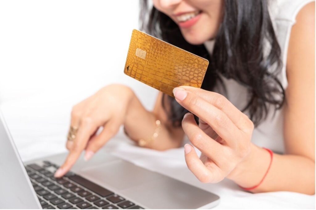 E-commerce retail surge during Diwali with Indian consumer shopping online on smartphone