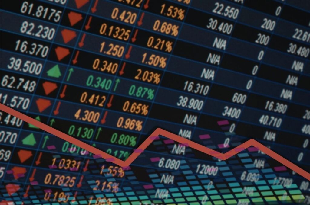 Economy outlook investment graph showing India Q2 2026 market growth and sector performance trends