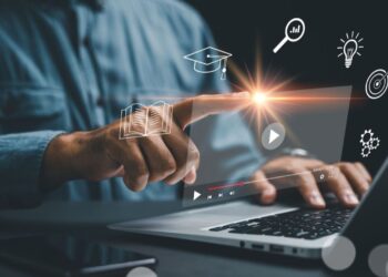 India EdTech investment mobile app showing digital learning platform and education technology interface