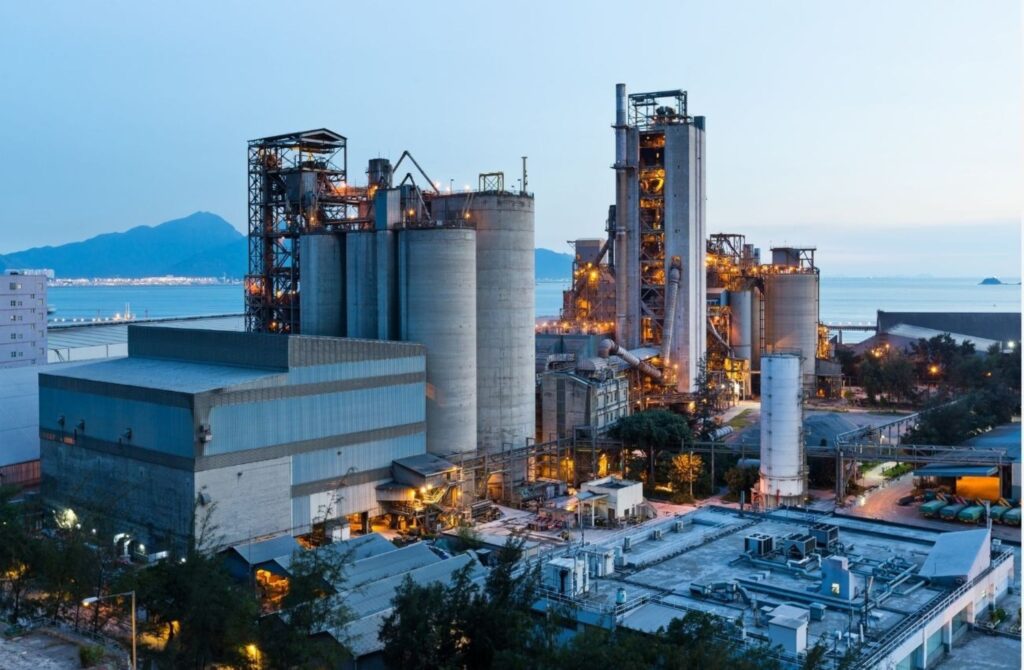 Aerial view of an industrial manufacturing zone supporting investment in India