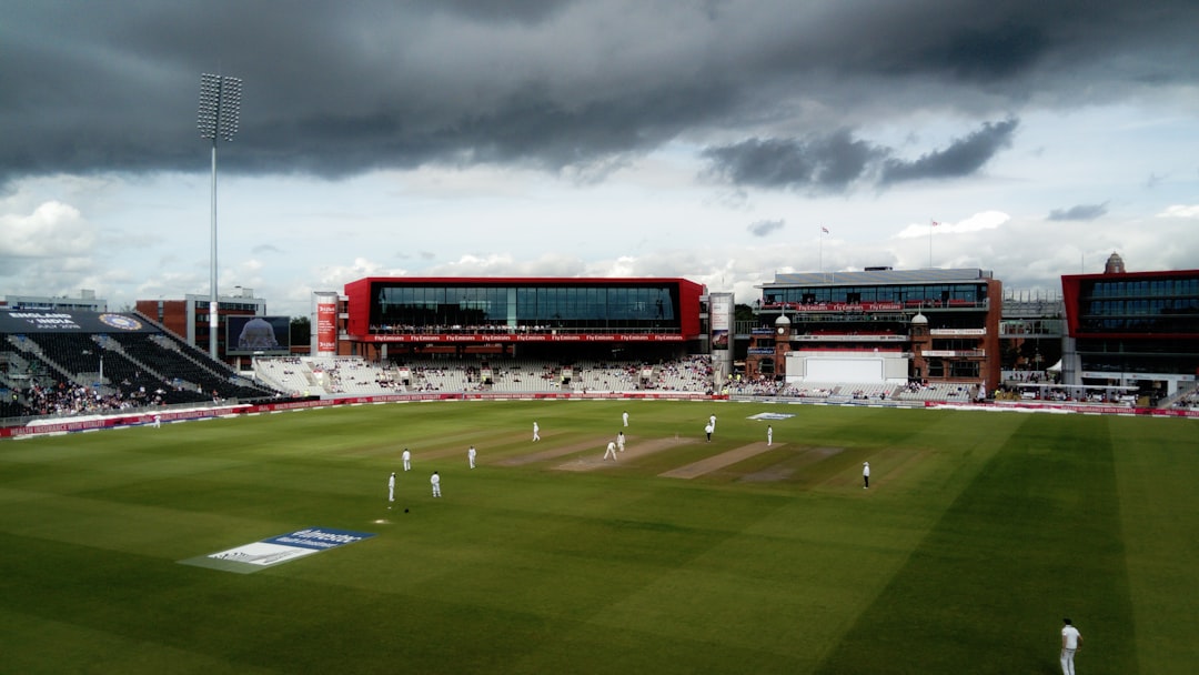 Fans packed into an English cricket stadium watching the India vs England ODI series on a summer afternoon