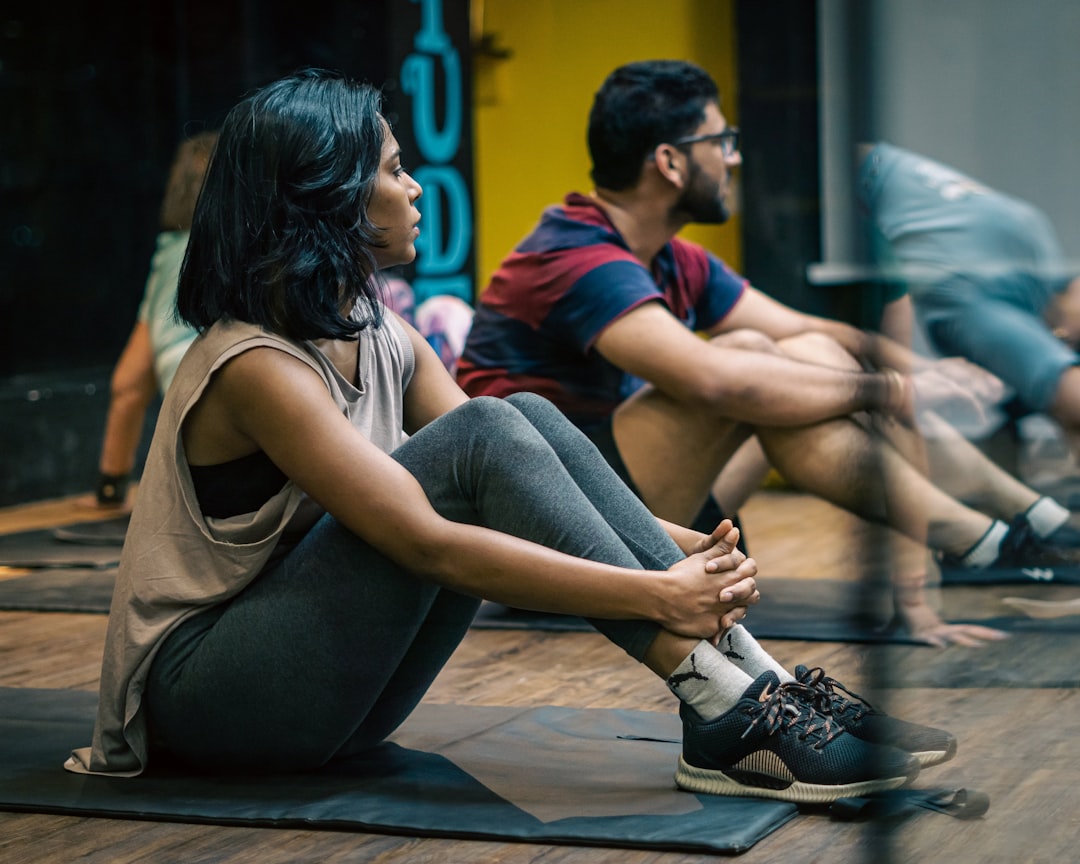 Indian athletes completing an indoor circuit session, part of their monsoon training routine during the rainy season