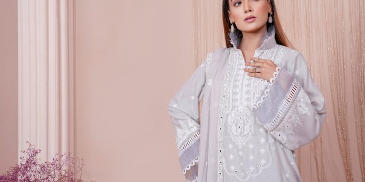 A young Indian woman in a flowy kurta walking confidently, showcasing practical and stylish monsoon outfits