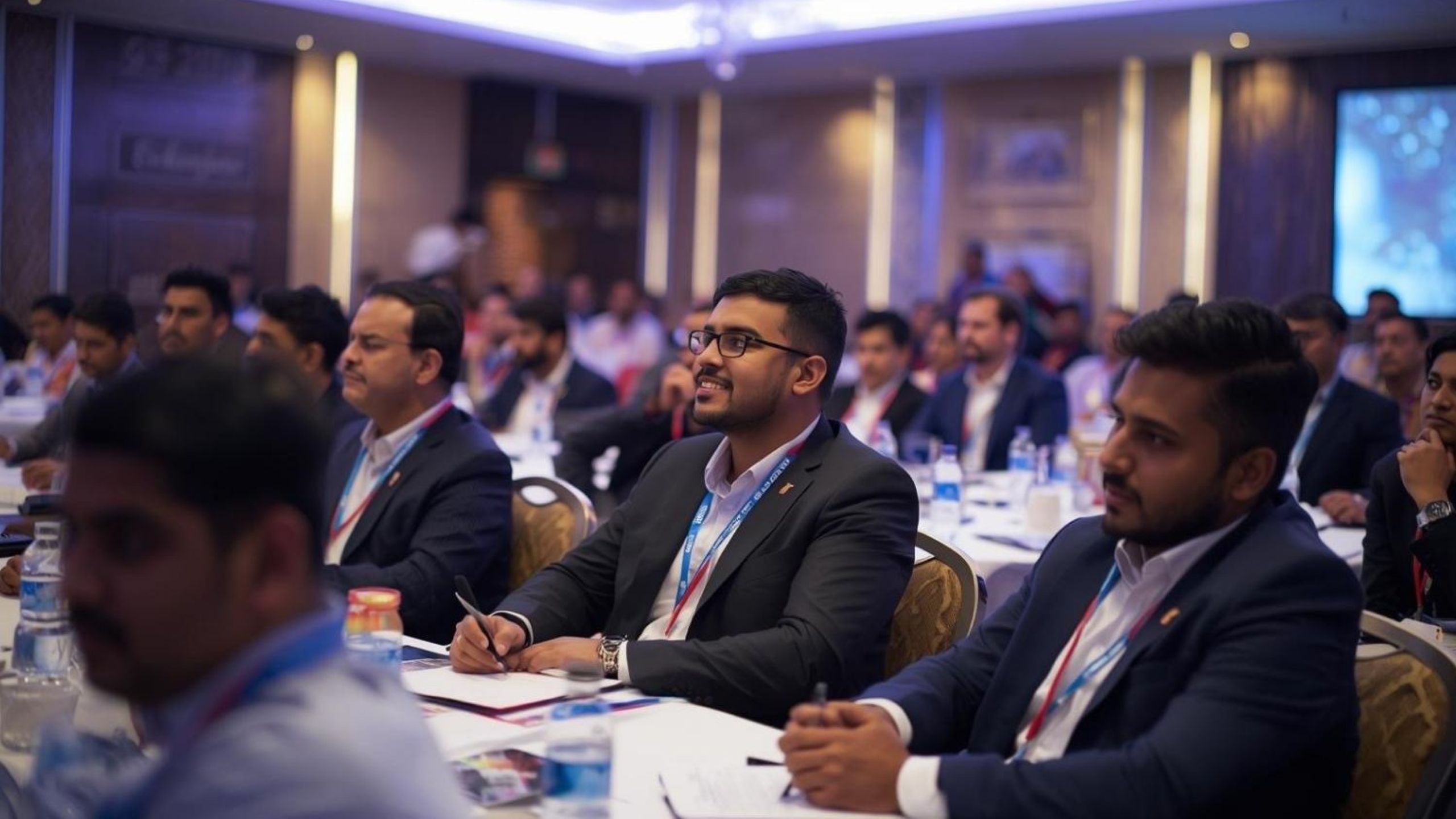 Crecimiento de la industria MICE exhibido en un gran centro de convenciones que alberga un evento corporativo en India